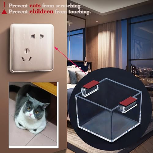 Strong Magnet Magnetic Push Button Switch Protective Cover Dustproof Waterproof Transparent for Computer Cocket Emergency Stop Button Square 64 * 64 * 42mm ﻿ - color: Square Hole: 64*64*42mm