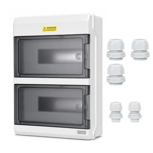 24-Way IP66 Waterproof Din Rail Breaker Box - size: HS-24