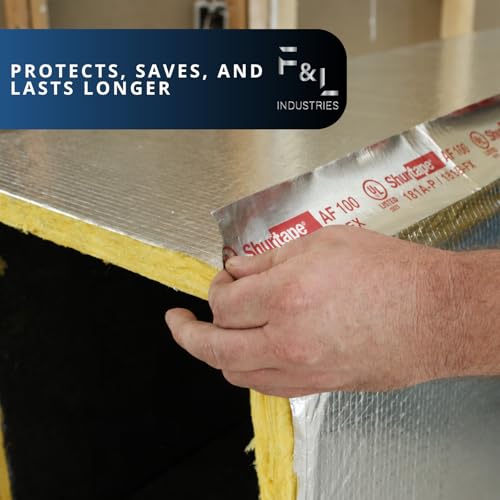 F&L Johns Manville Duct Insulation Panels – 1" to 2" Thick, 24"x24" and 24"x48" – HVAC Thermal Fiberglass Insulation for Sheet Metal Duct Systems R4, R6 & R8 Ductboard (1in x 24in x 24in)