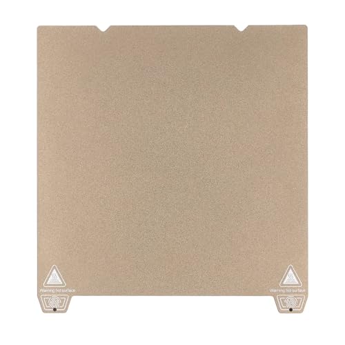 BORDSTRACT Double-Sided Build Plate, PEO Diamond Pattern + PEI Spray Texture Spring Steel 235x235mm Without Soft Magnetic Base, Hot Bed Platform for K1 3D Printer - style: PEI spray + PEO diamond 235*235mm
