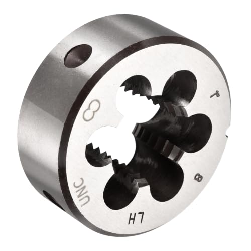1"-8 UNC Round Threading Die Left Hand Alloy Steel - size: 1"-8 UNC