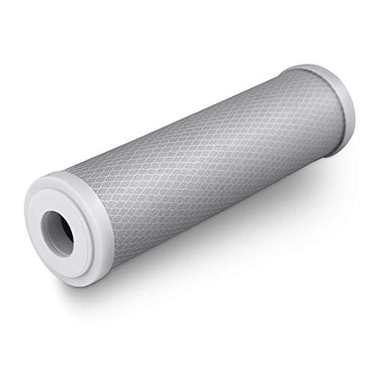 Block Activated Carbon Coconut Shell Water Filter Cartridge 5 Micron for RO & Standard 10” Housing WELL-MATCHED with WFPFC8002, WFPFC9001, WHCF-WHWC, WHEF-WHWC, FXWTC, SCWH-5 (3 Pack)