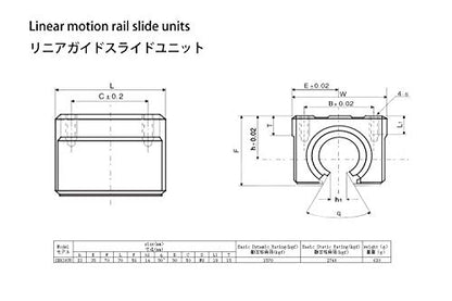 TEN-HIGH SBR30 250mm Linear Guide Rail Linear Motion Slide Rails, for CNC Machine and 3D Printer, 1pcs Rail + 2pcs SBR30UU Blocks Bearing - size: 250, style: SBR30