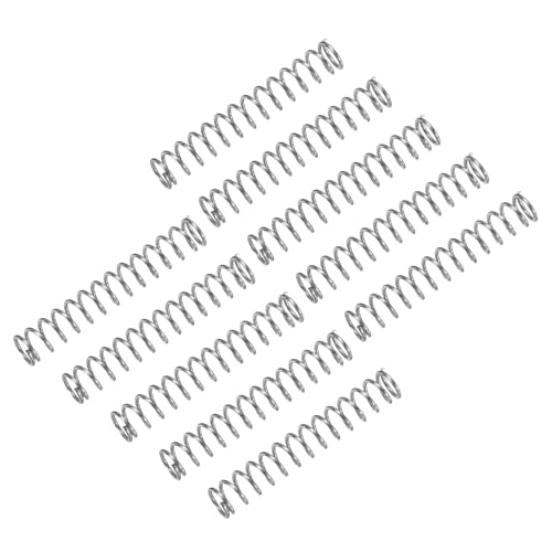 uxcell 10Pcs Compression Spring, 304 Stainless Steel 4mm OD 0.5mm Wire 25mm Length Mechanical Spring for Shop Home Repair Project, Silver Tone - size: 4mm OD 0.5mm Wire 25mm Length