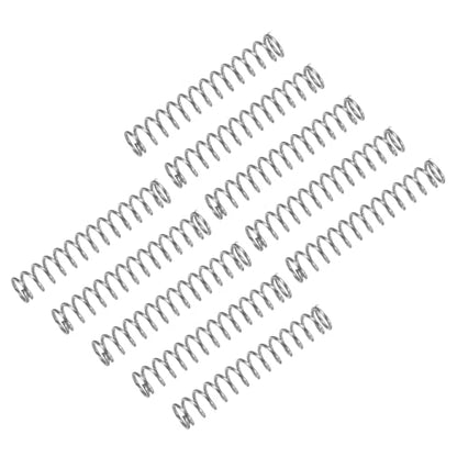 uxcell 10Pcs Compression Spring, 304 Stainless Steel 4mm OD 0.5mm Wire 25mm Length Mechanical Spring for Shop Home Repair Project, Silver Tone - size: 4mm OD 0.5mm Wire 25mm Length