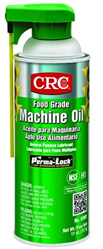 CRC Food Grade Machine Oil Spray - NSF H1, Multi-Purpose Lubricant - 11 oz - style: 1 Pack