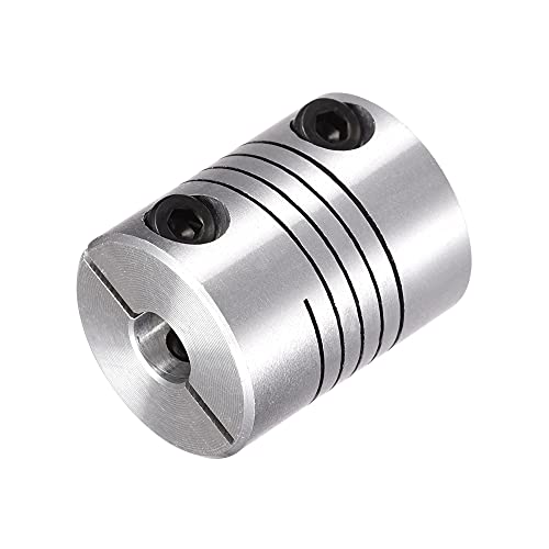 uxcell 2PCS Motor Shaft 6.35mm to 10mm Helical Beam Coupler Coupling 25mm Dia 30mm Long - size: 6.35mm to 10mm