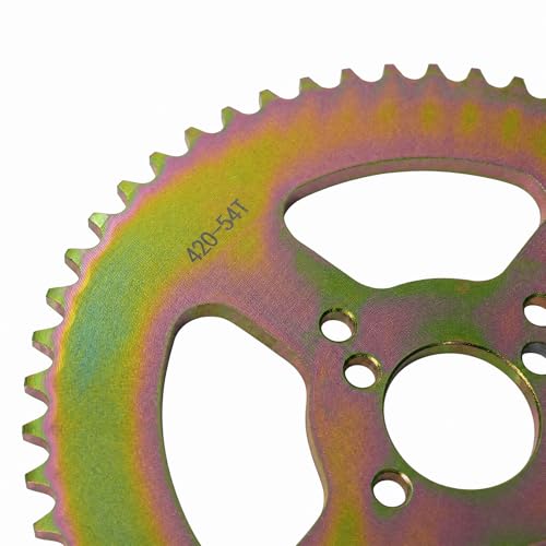 JMCHstore 54T Rear 420 Chain Sprocket for Coleman B200R B200RSV Upgrades - size: 54T
