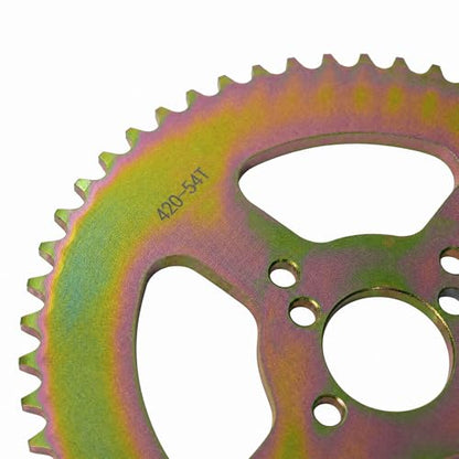 JMCHstore 54T Rear 420 Chain Sprocket for Coleman B200R B200RSV Upgrades - size: 54T