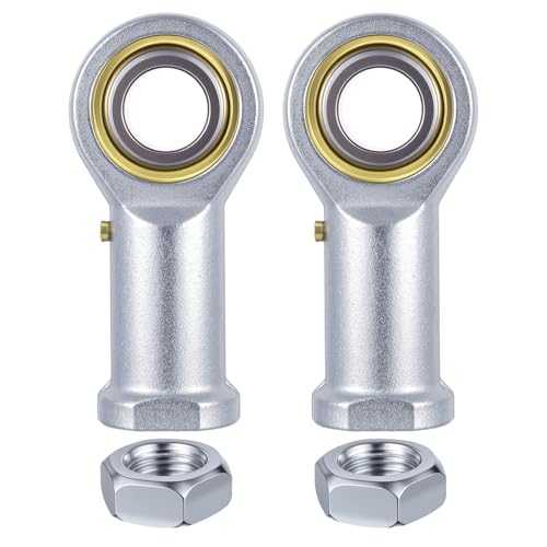 2Pcs PHSB12 Rod End Bearing 3/4 Inch Bore Pre-Lubricated 3/4-16 Female Thread Right Hand Heim Joint with Jam Nuts - size: 3/4, style: Right Hand