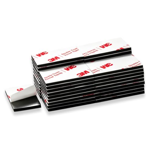 P7yaumy Double Sided Tape Heavy Duty, 1.18in×1.97in 78pcs Pre-Cut Foam Tape - size: 1.18in×1.97in×78pcs