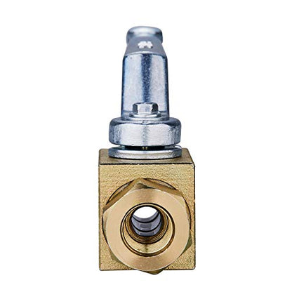 Taixin Hydraulic High Pressure Ball Valve 2 Way 3/8''NPT 7250 PSI KHB Hydraulic Valve Yellow - size: 3/8 NPT YE, style: KHB