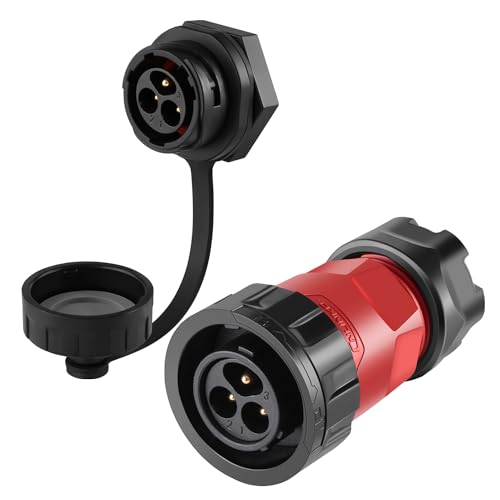 CNLINKO YM-20 3-Pin IP68 Waterproof Circular Connector PBT Plastic Shell - size: 3-Pin