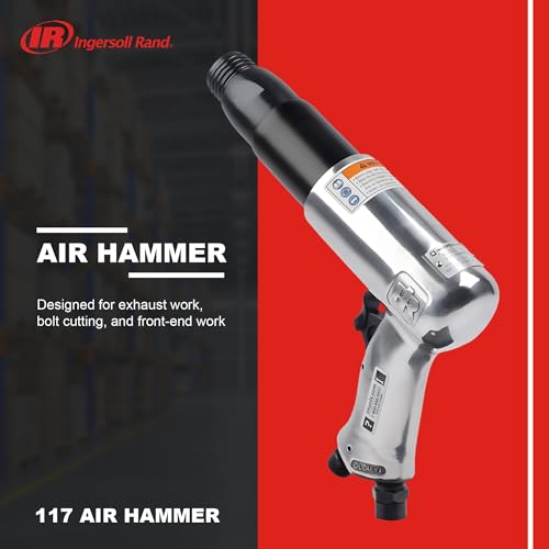 Ingersoll Rand 117 3 1/2" Stroke Long-Barrel Air Hammer - size: 0, style: 117 - Tool Only