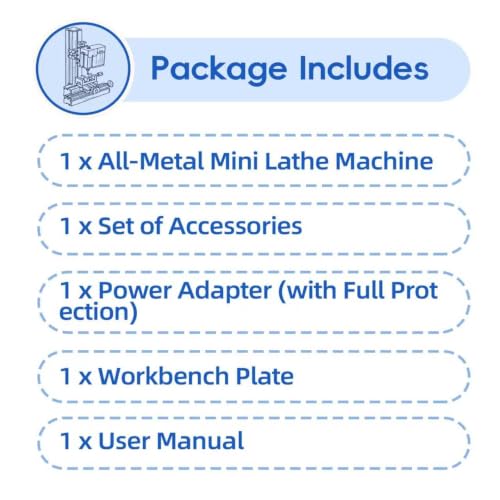 ZHRUI Electroplated Mini Metal Milling Machine 36W 20000rpm DIY Vertical Miniature Mill Lathe Machine Tools for Creative Maker Miniature Miller