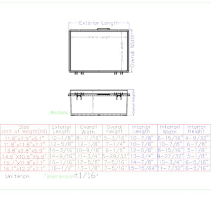 Waterproof Junction Box, ABS Plastic Electrical Box with Stainless Steel Latch, Hinged Cover Electric Project Enclosure Box with Mounting Plate, Wall Brackets & Cable Gland 11.8"x7.8"x7.1" - color: Clear, size: 11.8"x7.8"x7.1"
