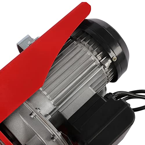 Electric Hoist, Electric Winch, Steel Electric Lift, 110V Electric Hoist with Remote Control and Single/Double Slings for Lifting in Factories, Warehouses, Construction Site (250kg/551lbs) - size: 250kg/551lbs