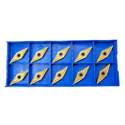 3/4" Indexable Lathe Turning Tool Holder MVJNR2020K16 Steel Carbide Turning Tool Holder for Turning Grooving Threading with 10Pcs VNMG331/VNMG160404 Carbide Inserts
