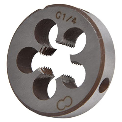 Fafeicy Thread Die G1/4, 38mm Outer Diameter with 5 Chip Holes