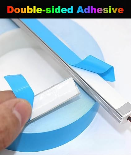 Double Sided Tape 1inch x 66Feet Thermal Tape Heavy Duty Super Strong Adhesive, Insulation Heat Transfer Tape for Paste CPU Heatsink, Mounting LED Strip, Carpet Fixing, Woodworking Project, DIY Crafts - size: 1inch x 66 Feet