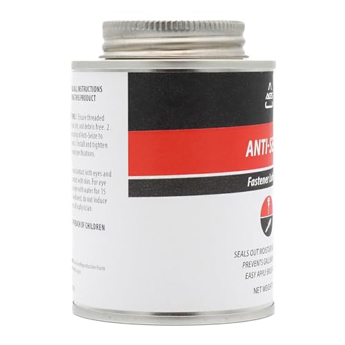 AGS Automotive Solutions Brush Top Can Thread-Magic Anti-Seize Lubricant for Bolts and Screws, 8 Ounces - size: 8oz