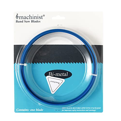 Imachinist S64121224 Bi-Metal Band Saw Blades 64-1/2" X 1/2" X 24tpi Metal