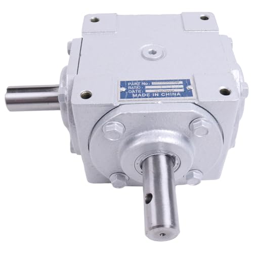 40 HP Right Angle Bevel Gearbox 19455-SR-KW-PH-GR & Keyed Shaft CW/CW 1:1