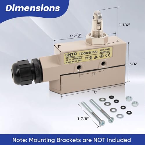 CNTD TZ-6003 15A Heavy Duty Micro Switch - style: TZ-6003