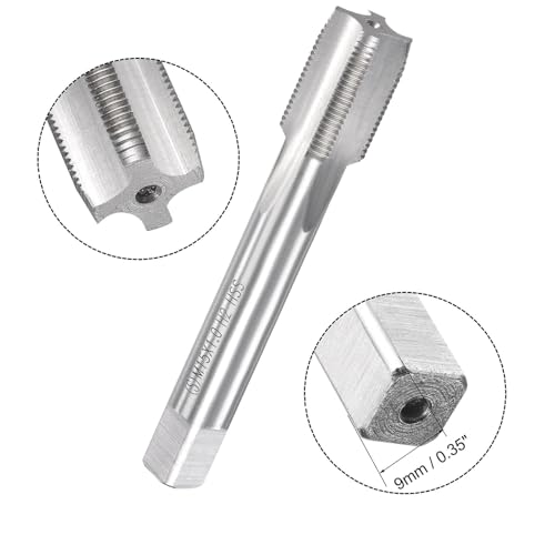 M15x1mm Metric Tap and Die Set,Machine Thread Screw Tap with Round Threading Die,Tap & Die Kit for Nut Screw Bolt Thread Repair - size: M15x1mm