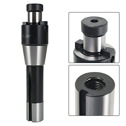 kimllier 3/4 Inch R8 Face Mill Holders Shank Shell Mill Arbor Adapter Slitting Saw Arbor 7/16 Inch - 20UNF Drawbar Thread Pull Tail Wire Fit for Milling Machine