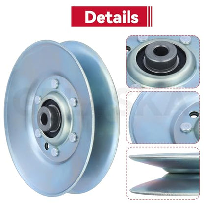 GELASKA 756-3045 Idler Pulley for Cub Cadet GT2186 GT2550 GT2554 GT2544 - color: A19 1x756-3045 White