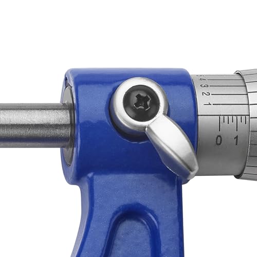 Premium Outside Micrometer Set 0-4" / 0.0001", Blue - color: Blue