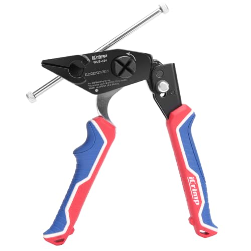 iCrimp Steel Strapping Banding Tool, Metal Tensioner Built-In Cutter - color: Steel Strapping Banding Tool