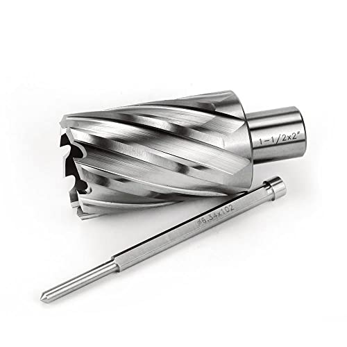 OSCARBIDE 1-1/2" x 2" HSS Annular Cutter 3/4" Weldon Shank Mag Drill Bit