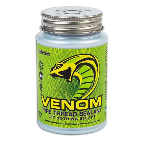 Gasoila Venom Pro-Grade Pipe Thread Sealant, 4 fl. oz. - size: 4 oz.