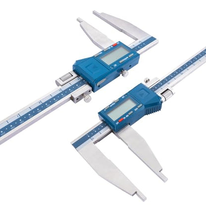 Dasqua 0-12"/300mm Heavy Duty Long Jaw Absolute Origin Digital Caliper, IP54 Stainless Steel Electronic Measuring Tool, in/mm Conversion, Accurary ±0.002"/0.04mm, Resolution 0.0005"/0.01mm - size: Heavy Duty 12"
