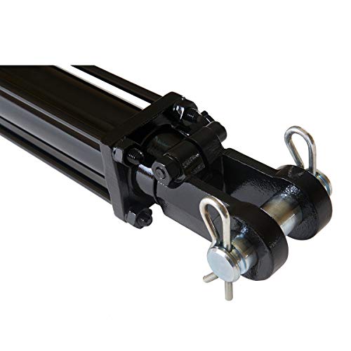 Double Acting Hydraulic Cylinder - AG Tie-Rod Hydraulic Cylinder 2500 PSI Agriculture Standard 3" bore 4" Stroke (3x4) - size: 4" Stroke, style: 3" Bore