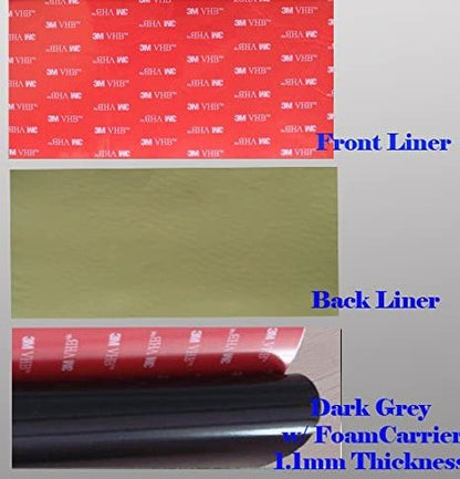 3m VHB 100x200mm ~(4" X8") Double Sided Foam Adhesive Sheet Tape 5952 Automotive Mounting Industrial Grade Very High Bond 5952 (5 Sheet 100 x 200mm)