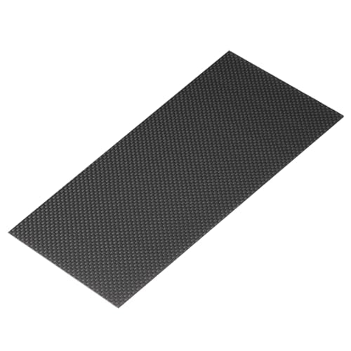 MECCANIXITY 3K Carbon Fiber Plate Panel Sheets, 100 x 250 x 1.5mm Carbon Fiber Board Plate Glossy Laminate Plain Weave Panel Sheets Flexible for RC Aircraft, Model Car, Auto Parts - size: 100 x 250 x 1.5mm/3.94 x 9.8 x 0.1 inches