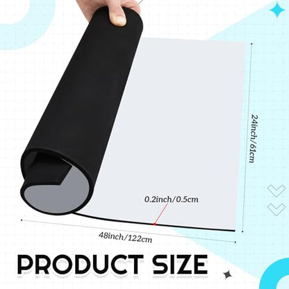 Pangda 1 Pcs 48 x 24 Inch Aquarium Fish Self Leveling Mat for Under Tank 5mm Thick Foam Compressible Neoprene Mat with Adhesive Backing Shockproof Waterproof Easy to Cut Stability, Black - size: 48 x 24 Inch