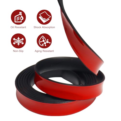 Storystore Adhesive-Backed Neoprene Rubber Strip, 1" W x 1/8" T x 10' L - size: 1" Wide x 1/8" Thick x 10' Long