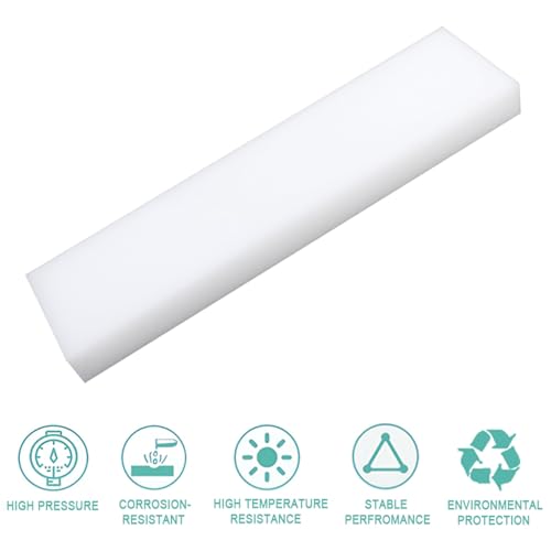 High-Density Polyethylene (HDPE) Plastic Sheet (1, White, 3" X 12"X 3/4") - color: White, size: 3" X 12"X 3/4"