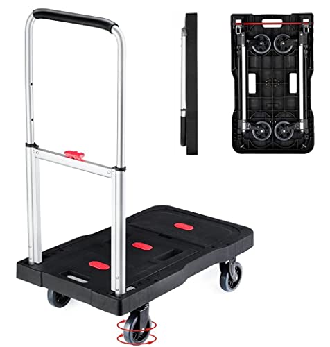 Folding Hand Truck Platform Truck 330 Lb Heavy Duty Dolly Cart