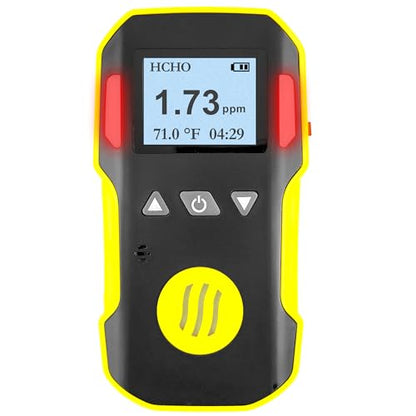Formaldehyde Detector (HCHO) by Forensics | USA NIST Calibration & Certificate | USB Recharge | Sound, Light and Vibration Alarms | 0-10ppm HCHO |