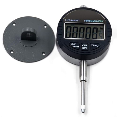 Electronic Digital Indicator 0-1 Inch/25.4mm 0.00005 Inch/0.001mm - style: 0-1 Inch/25.4 mm 0.001mm