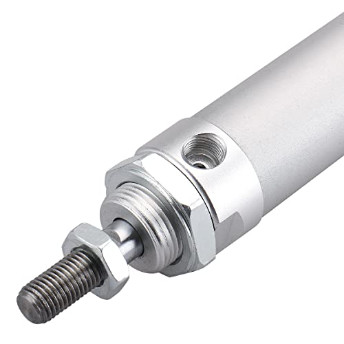 BAOMAIN Mini Pneumatic Air Cylinder 1" Bore 5" Stroke MAL 25x125 - style: Stroke 125 mm(4.92 inch)