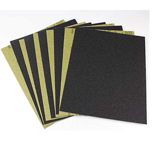 MAXAMN 400-1500 Grit Sandpaper, 30Pcs 9x11 Wet Dry Sand Paper, for Wood - style: 400-1500 grit