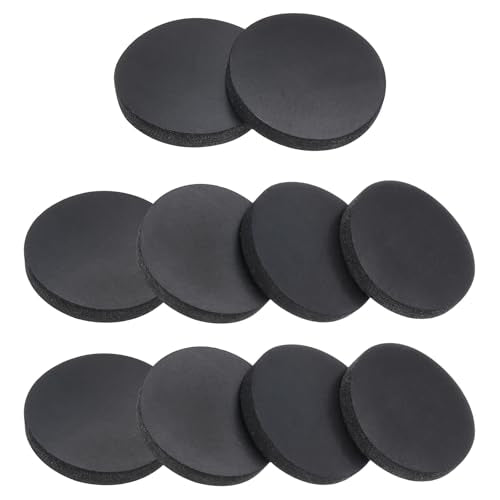 PATIKIL Rubber Solid Discs Washers 22mm OD x 3mm Thick 10 PCS - size: 22mm x 3mm