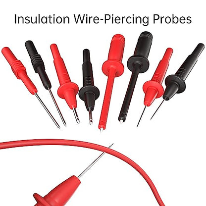 Goupchn Silicone Multimeter Test Leads Kit 33PCS for Electrical Testing - style: 33PCS