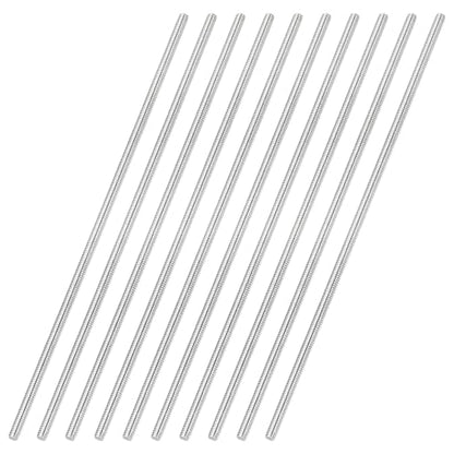 uxcell 10Pcs Fully Threaded Rod M2 x 0.4mm Pitch 85mm/3.3 Inch Threaded - size: M2x0.4mmx85mm
